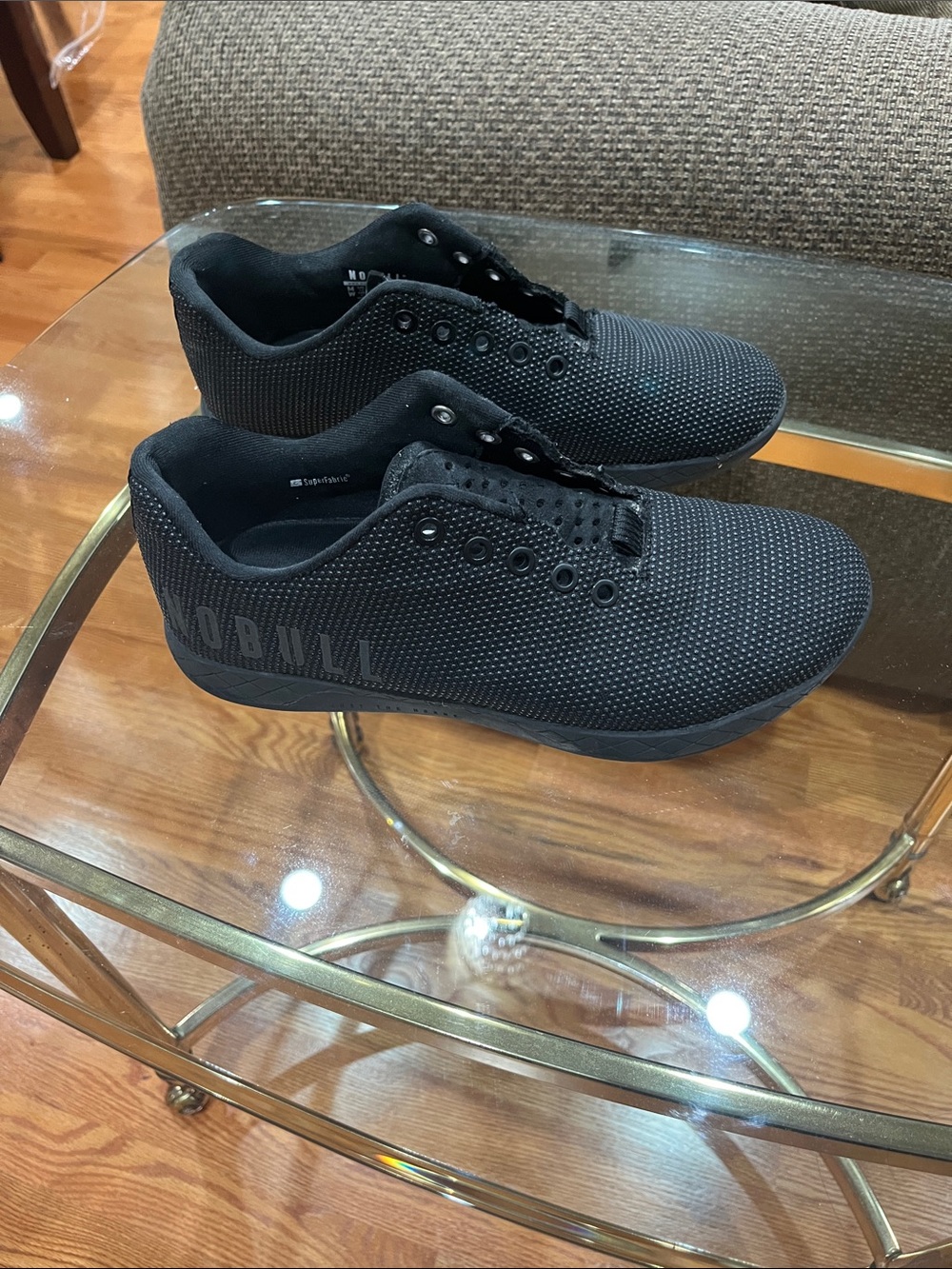 NOBULL Men's Trainer in Black Knit